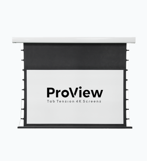 Klara ProView Series - Motorised Screens (Tab Tension | 4K | Matte White)